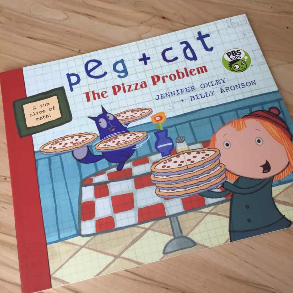 Math book cover 'Peg + Cat: the Pizza problem'