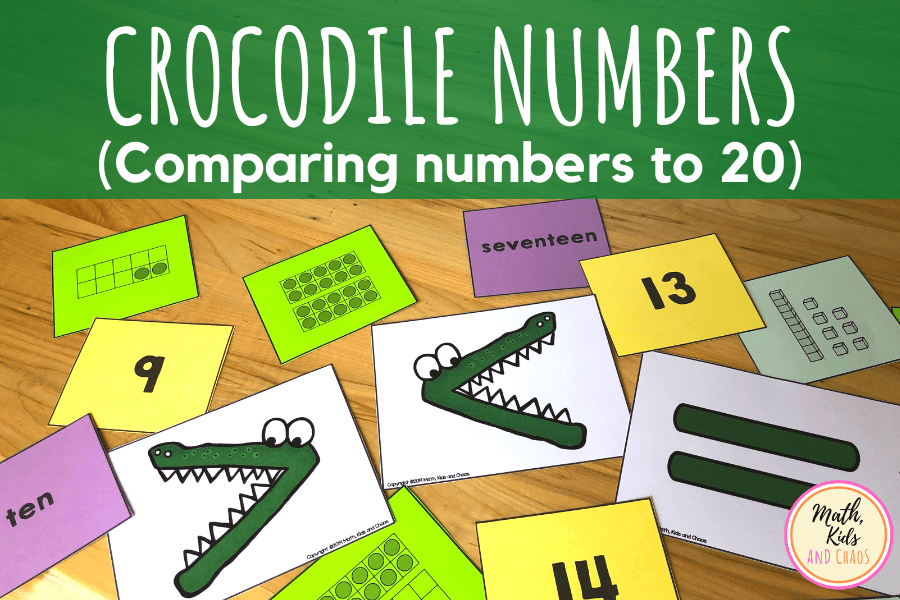 Crocodile Numbers: a fun, hands-on resource for comparing numbers to 20