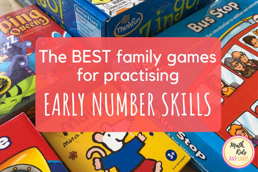 The best family games for practising early number skills