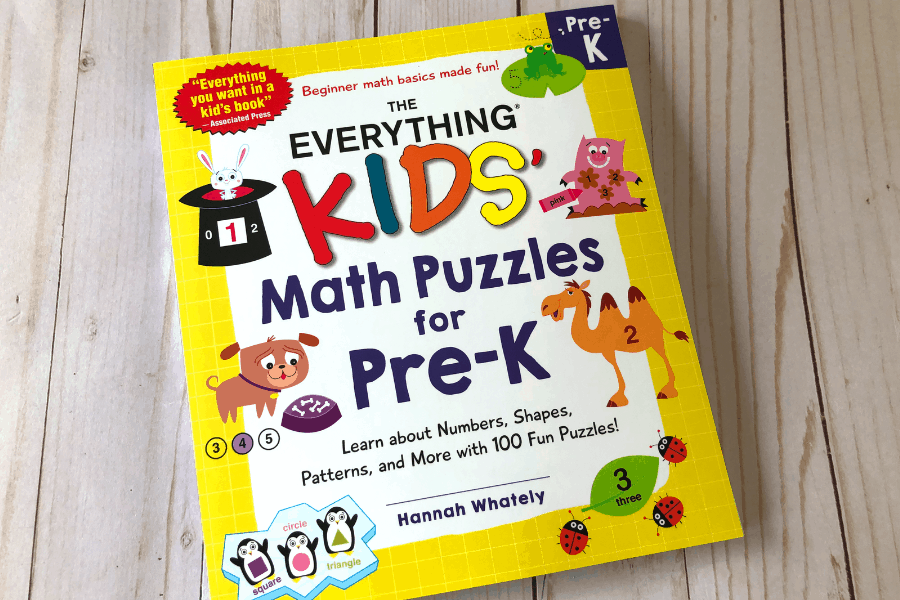 Everything Kids' Math Puzzles for Pre-K Book