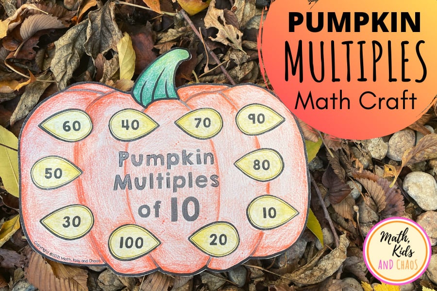 Pumpkin Multiples (math craft)