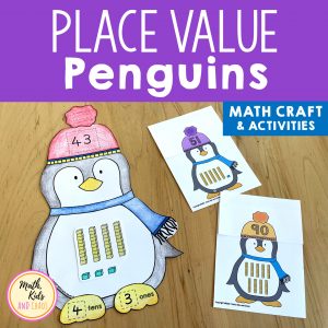 Place value penguins product cover