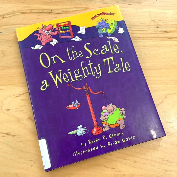 'On the scale, a weighty tale' book cover