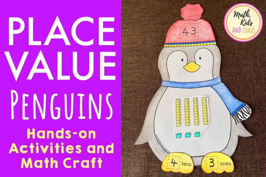 Place value penguins (math craft and more!)