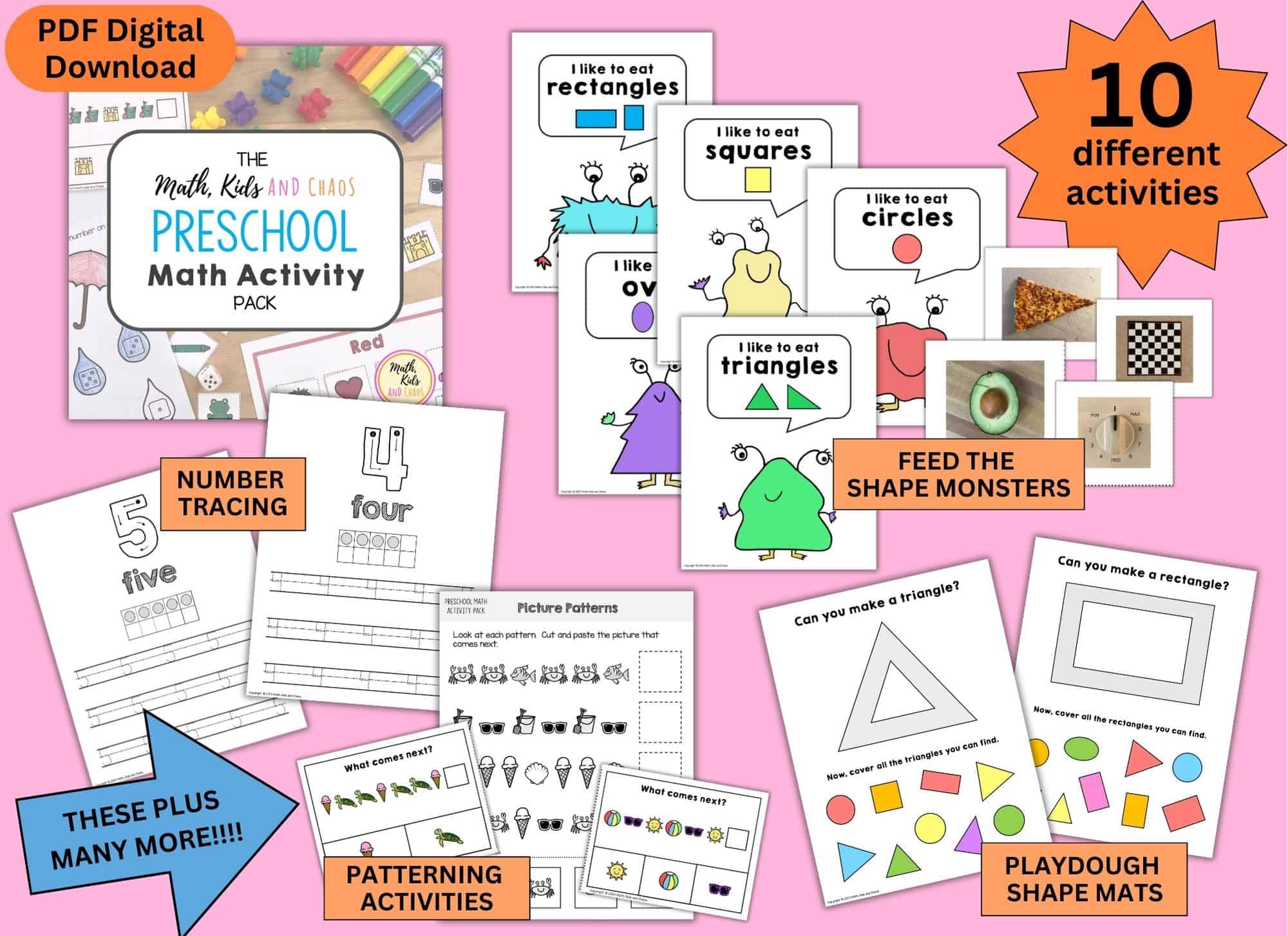 Preschool Math - Math, Kids and Chaos